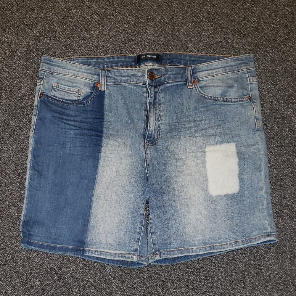 Joe Fresh Blue Jean Shorts with Frayed Hem